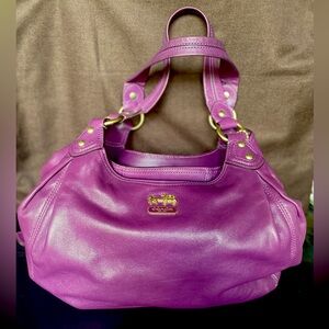 Coach Leather Shoulder Bag
